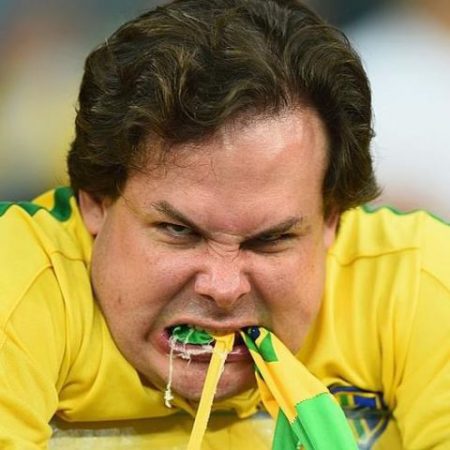 Οι αντιδράσεις των οπαδών της Βραζιλίας…(εικόνες)
