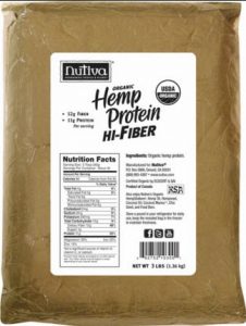 Nutiva Organic Hemp Protein Hi Fiber