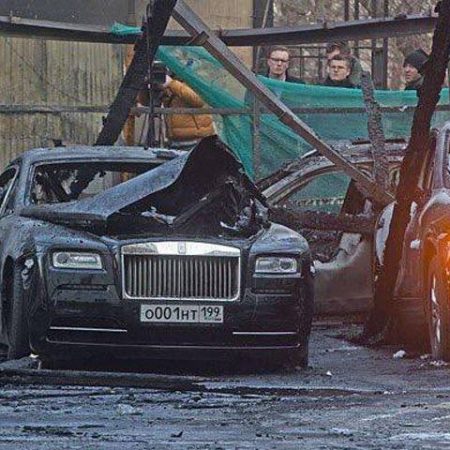 3 εκατομμυρίων πολυτελή αμάξια πήραν φωτιά στη Μόσχα!