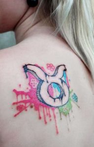 watercolor tattoos tauros