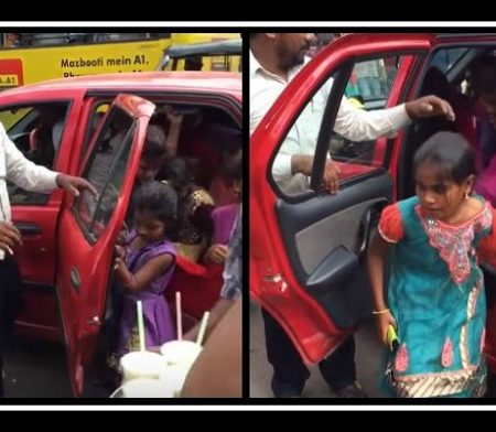 Απίστευτο: 20 παιδιά βγαίνουν από ένα αυτοκίνητο στην Ινδία!