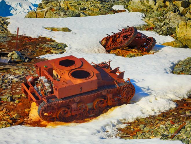 tanks in Antarctica