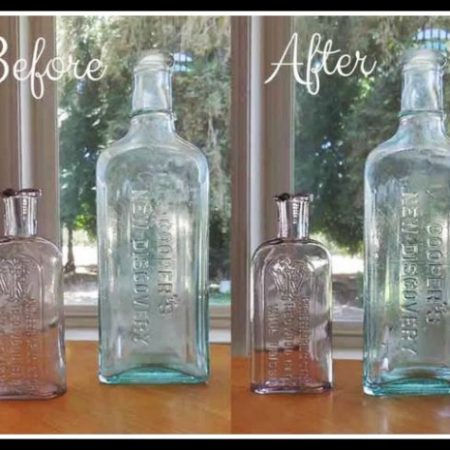 Πως να καθαρίσεις τα παλιά μπουκάλια!
