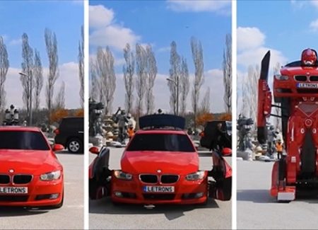 Τούρκοι μηχανικοί έφτιαξαν μια πραγματική BMW Transformer!