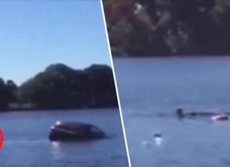 Την έσωσε από βέβαιο θάνατο όταν βυθιζόταν το αμάξι της στη λίμνη!