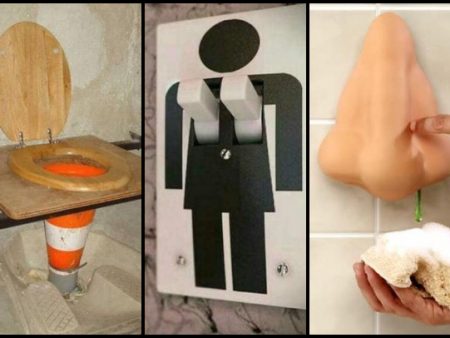10 Χιουμοριστικές εικόνες από μπάνια και τουαλέτες!